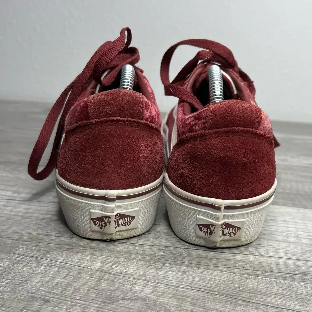 Vans Ward Platform Sneaker Marron Houndstooth Women's 6.5